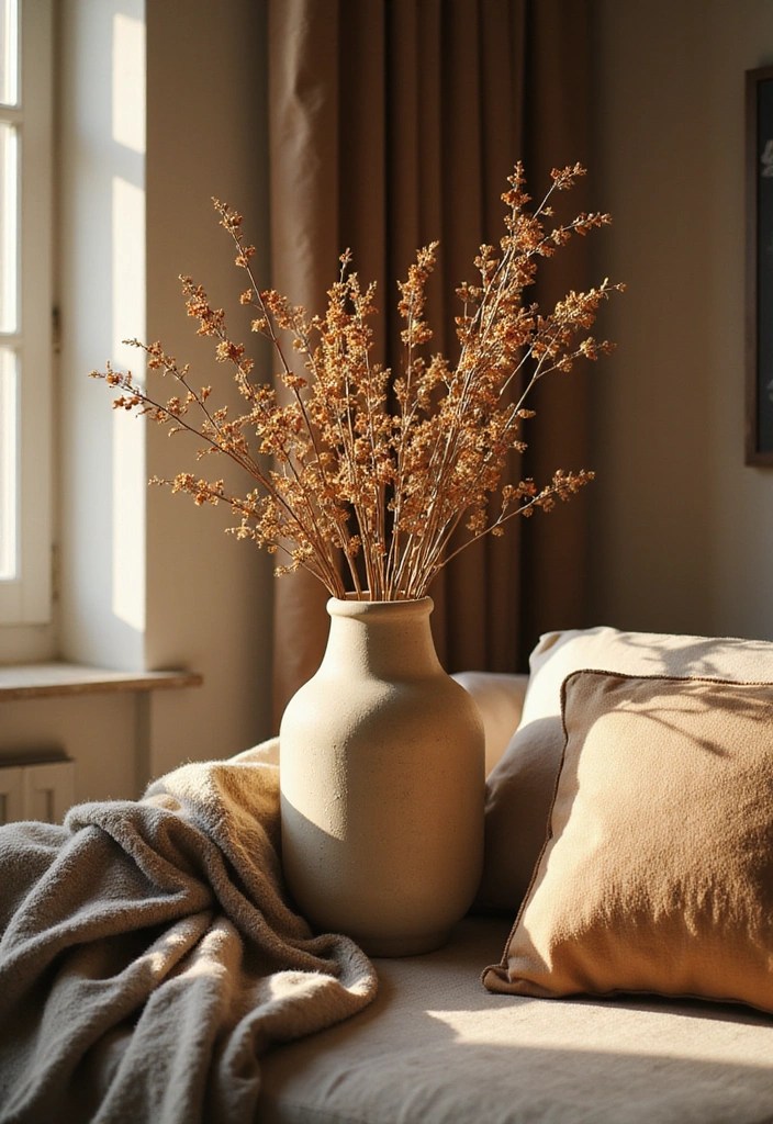 15 Stunning Vase Arrangements That Will Transform Your Home Decor Instantly! - 7. Dried Floral Arrangements
