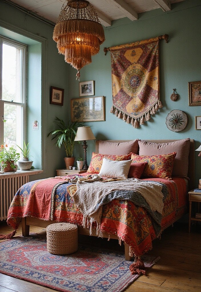 16 Luxurious Decor Beds That Redefine Comfort and Style (Number 2 Is a Must-See!) - 10. The Bohemian Styled Bed