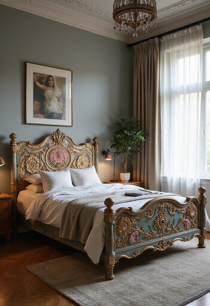 16 Luxurious Decor Beds That Redefine Comfort and Style (Number 2 Is a Must-See!) - 12. The Artistic Bed Frame