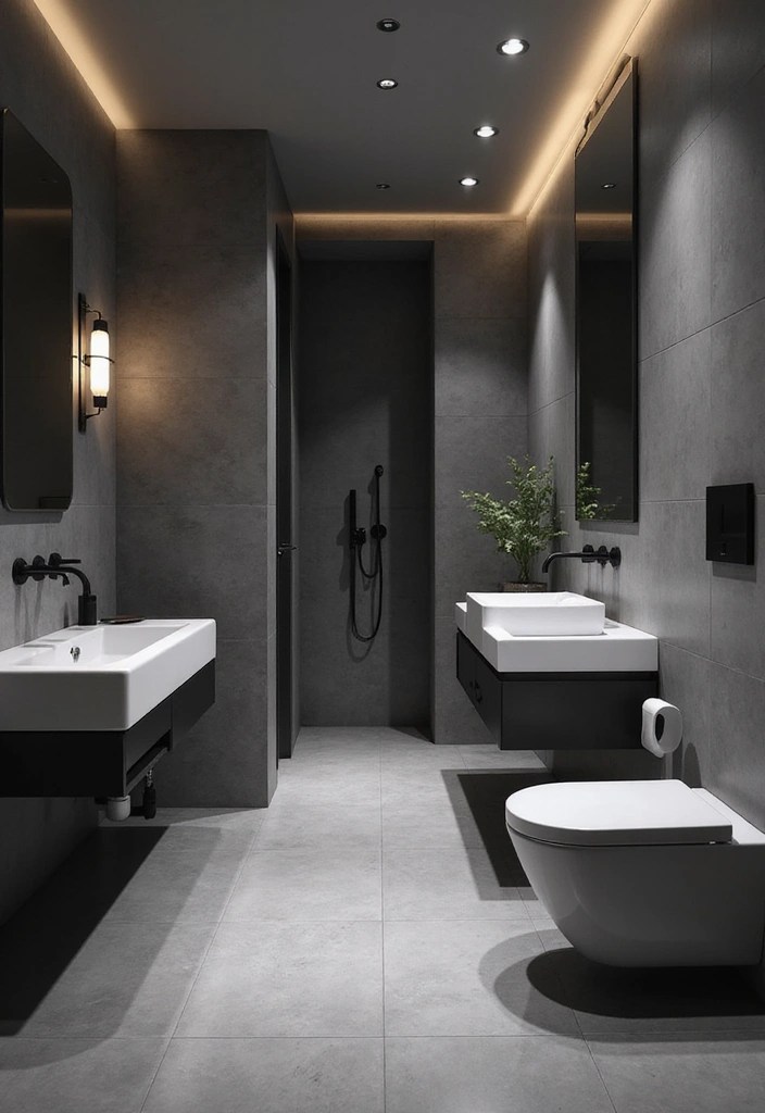 17 Spa-Like Bathroom Makeovers That'll Make You Never Want to Leave! - 4. Monochromatic Bliss
