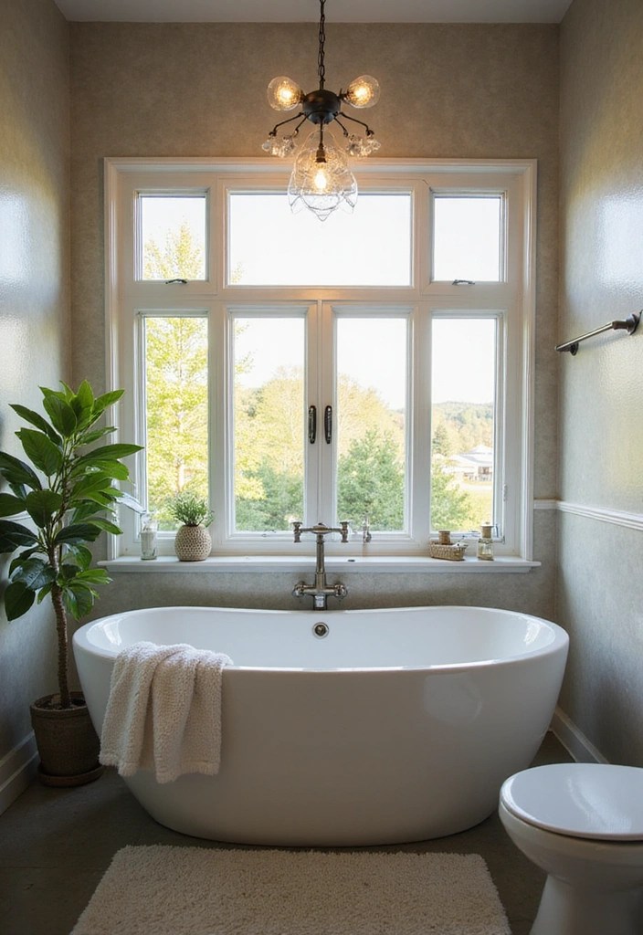 18 Elegant Bathroom Lighting Styles That Will Elevate Your Decor Game! - 8. Eco-Friendly Solar Lights