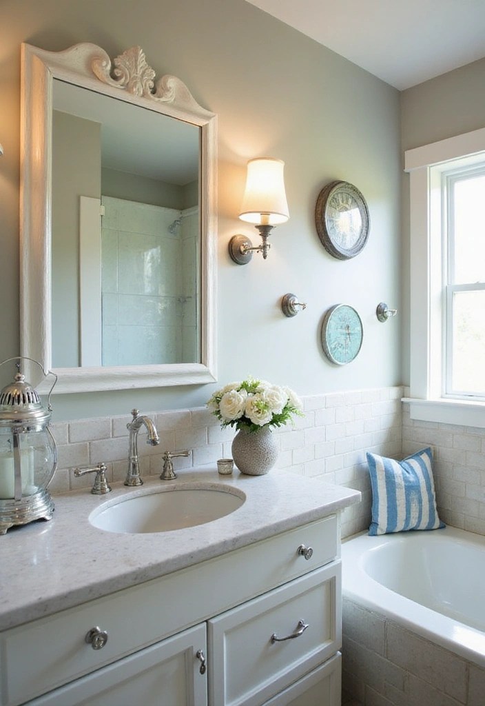 18 Elegant Bathroom Lighting Styles That Will Elevate Your Decor Game! - 9. Nautical Lanterns