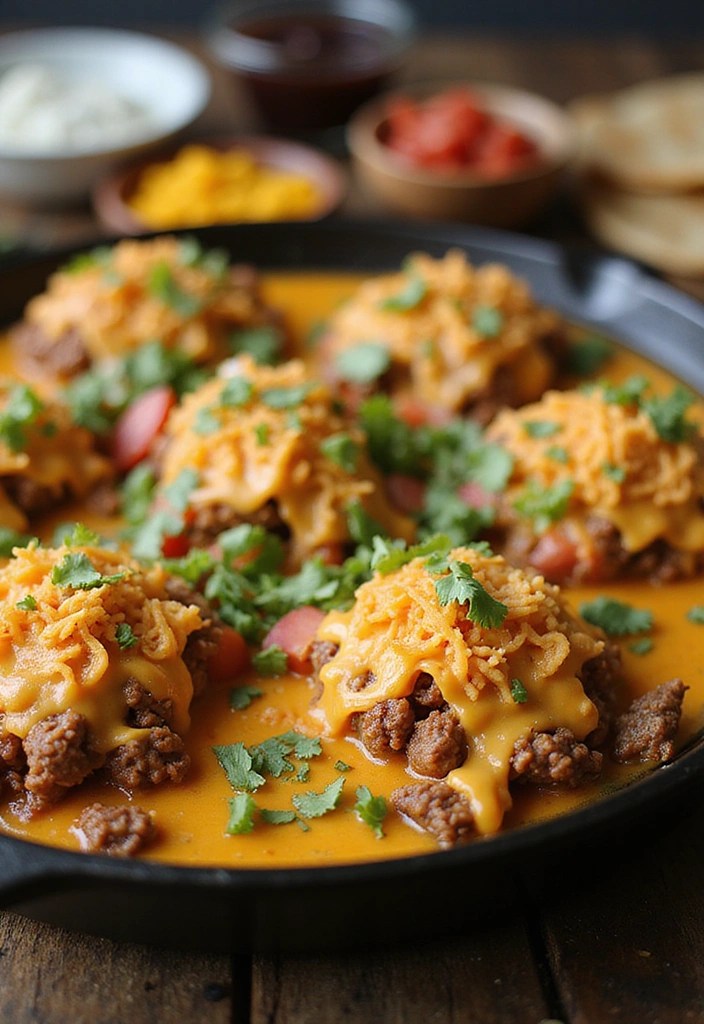 20 One-Pan Recipes That Are Lazy Enough for Weeknights But Fancy Enough for Guests - 12. One-Pan Cheesy Taco Skillet