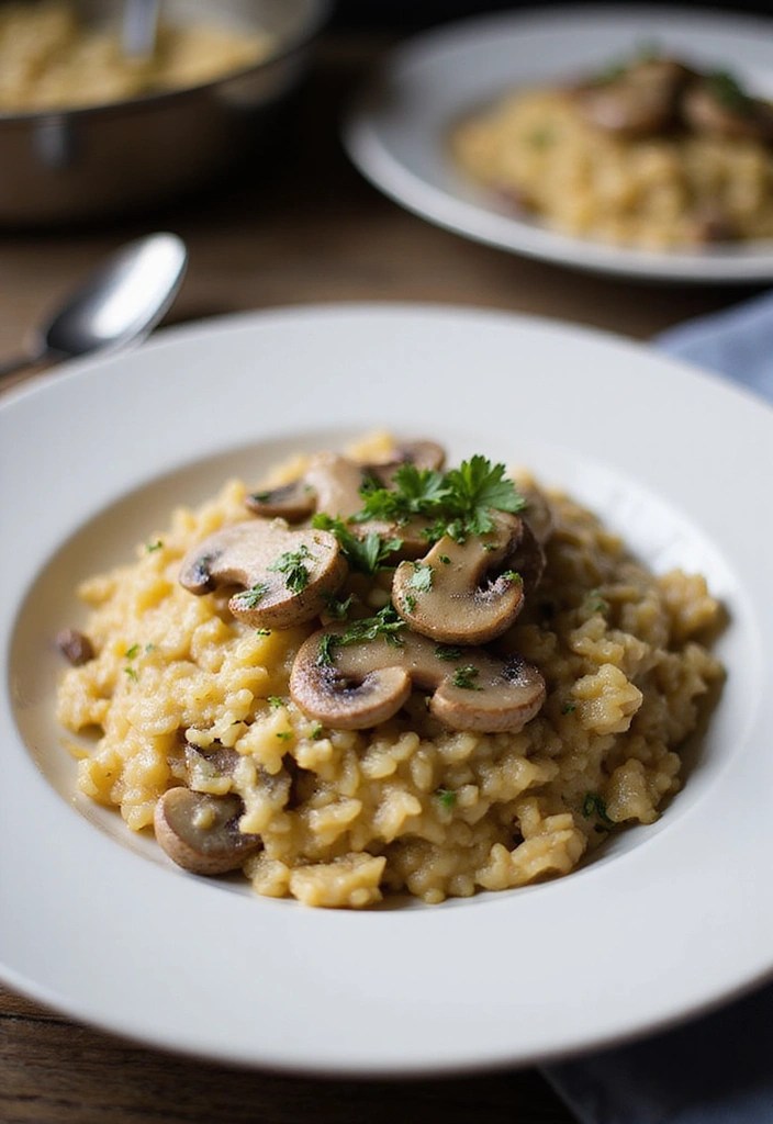 20 One-Pan Recipes That Are Lazy Enough for Weeknights But Fancy Enough for Guests - 18. One-Pan Mushroom Risotto