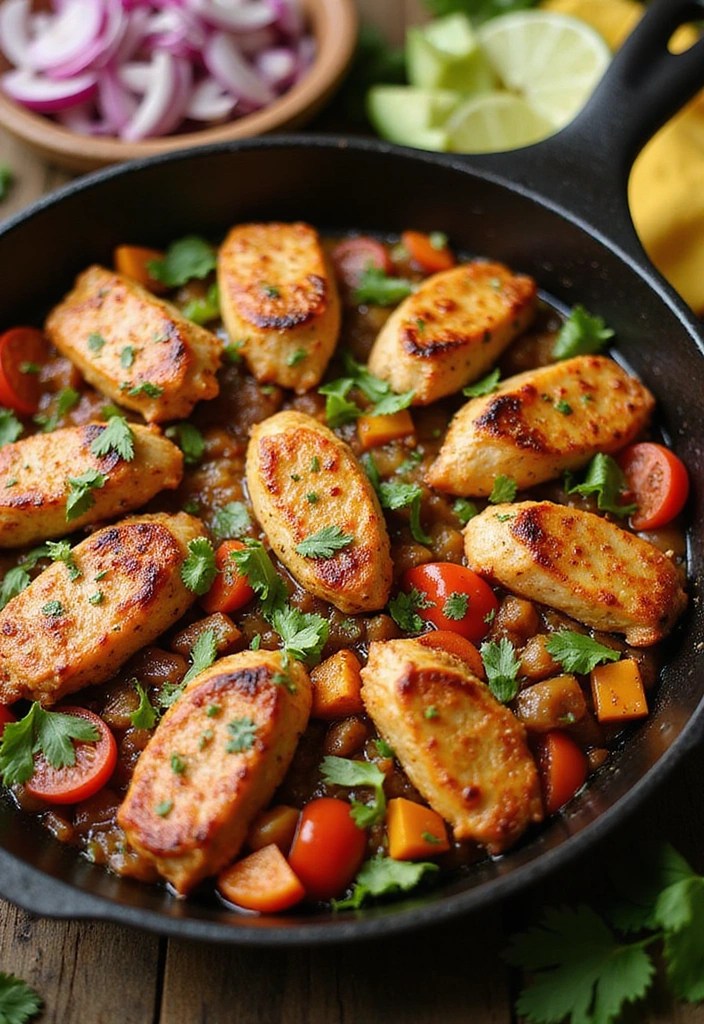 20 One-Pan Recipes That Are Lazy Enough for Weeknights But Fancy Enough for Guests - 4. One-Pan Chicken Fajitas