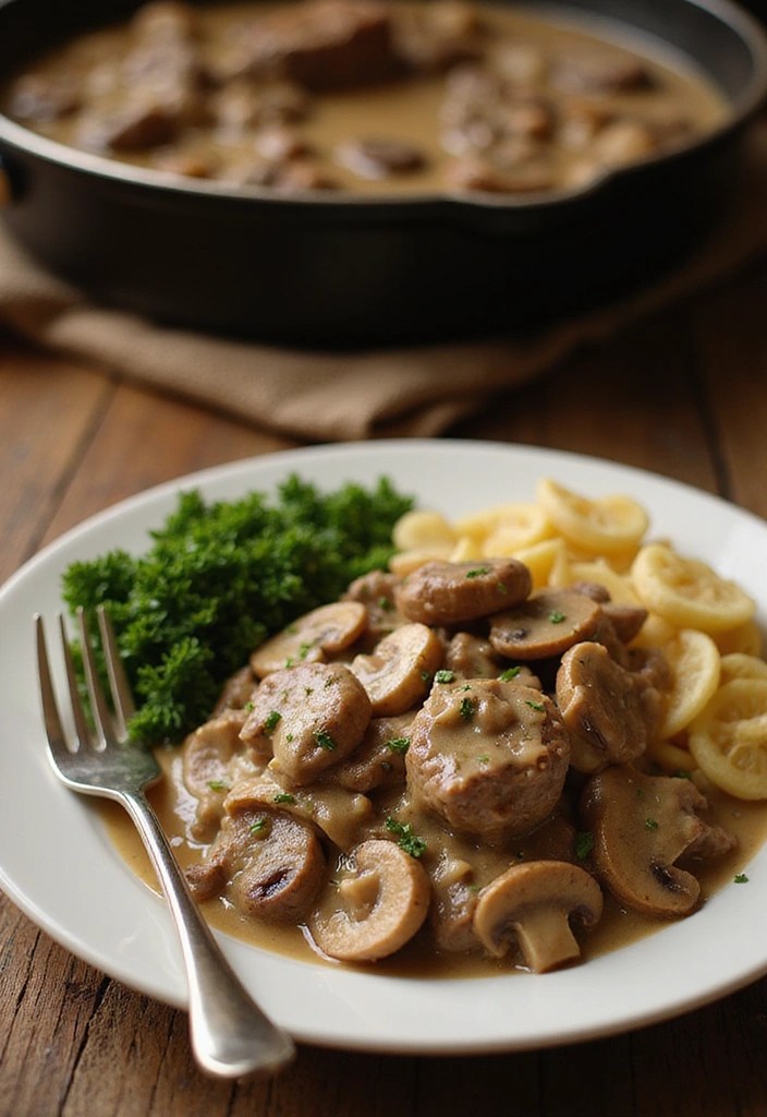 20 One-Pan Recipes That Are Lazy Enough for Weeknights But Fancy Enough for Guests - 7. One-Pan Beef Stroganoff