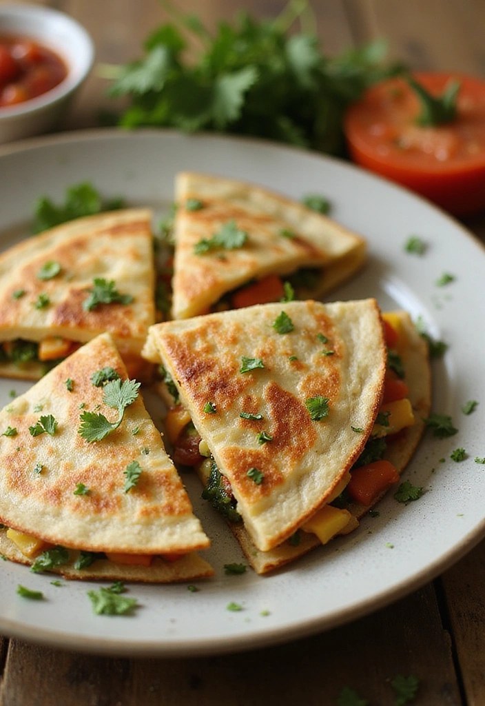 5-Ingredient Family Dinner Recipes for Busy Weeknights - 4. Easy Veggie Quesadillas