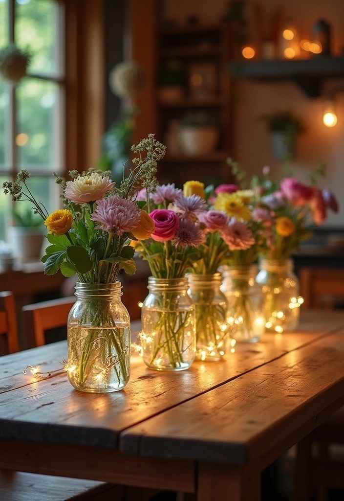 5 Rustic Farmhouse Decor Ideas You Can Actually Afford - 2. Mason Jar Accents