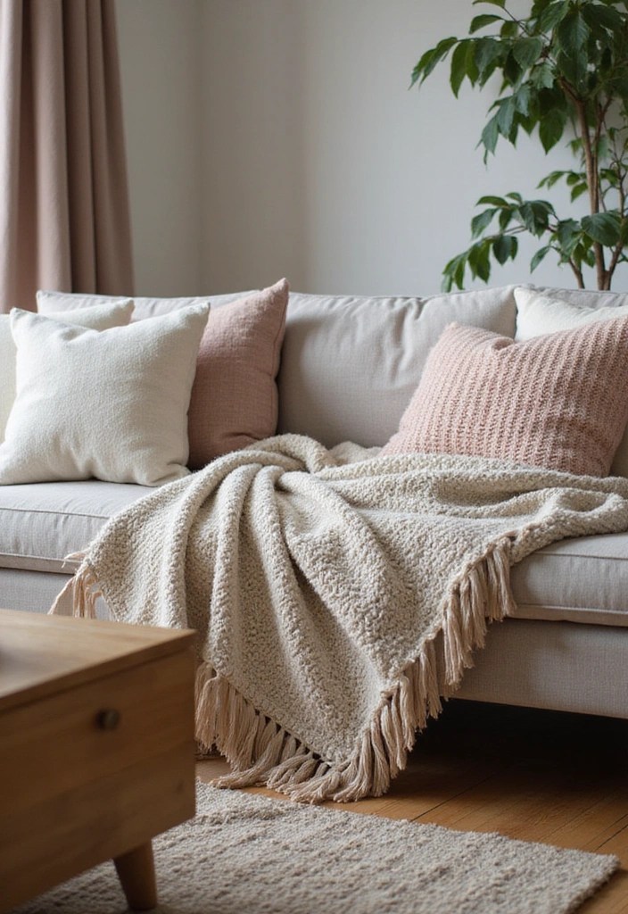 5 Simple Home Decor Tips You'll Love (Transform Your Space Today!) - 2. Layer Textures for Cozy Vibes
