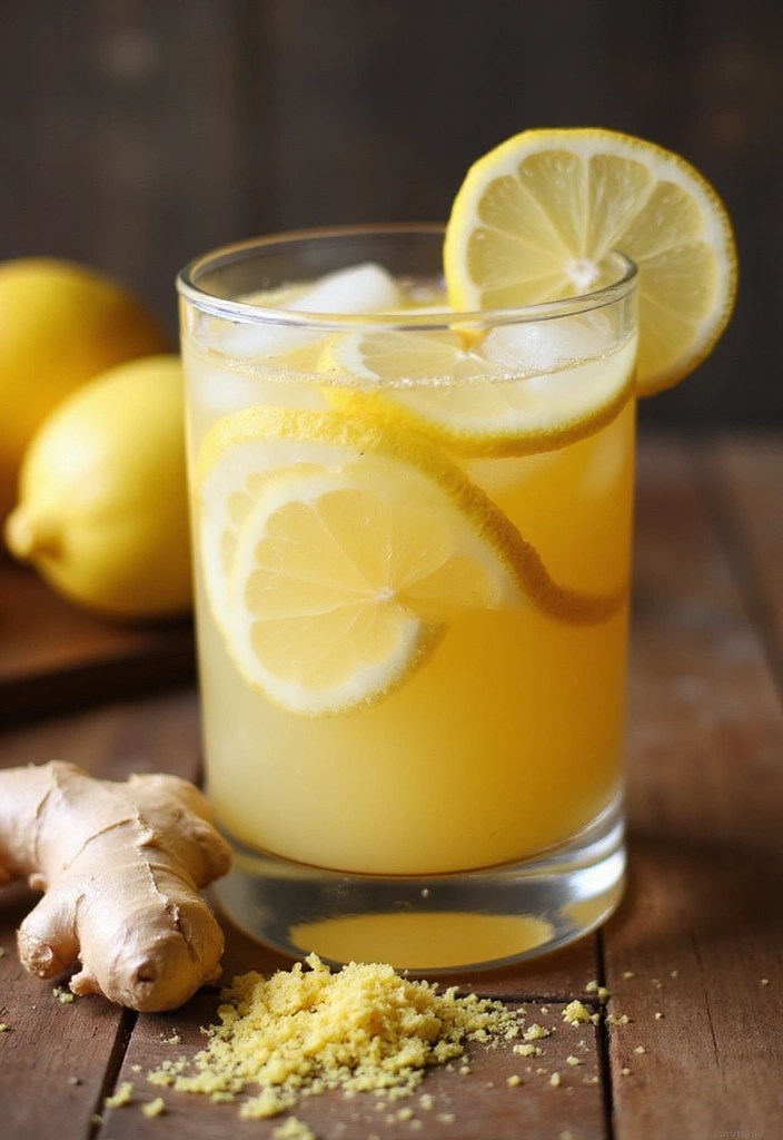 7 Detox Drinks That Will Keep You Energized and Full All Day (You Have to Try #3!) - 3. Spiced Ginger Lemonade