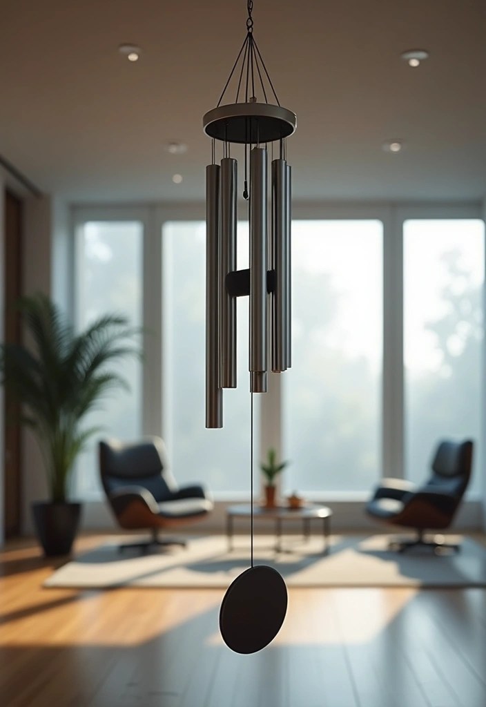 9 Indoor Wind Chime Ideas to Create a Soothing Workspace (You Won't Believe #5!) - 2. Metal Melodies: Sleek and Modern