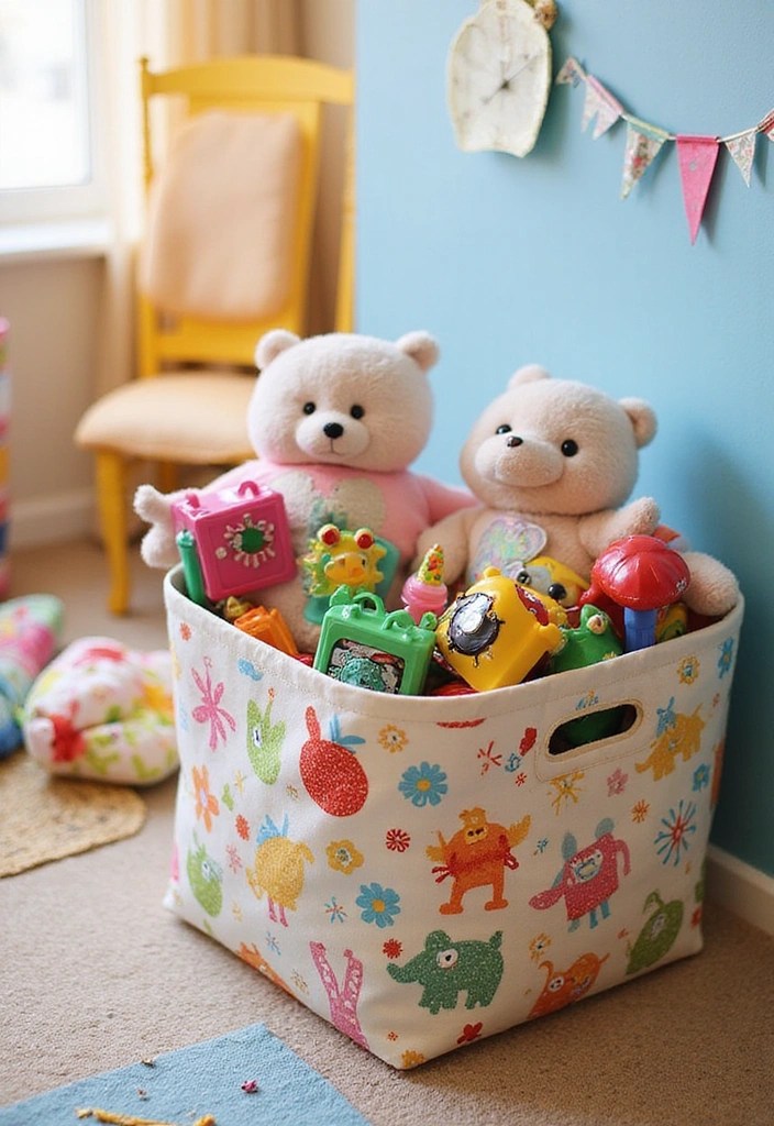 Kid-Friendly DIY Room Décor Projects You Can Finish in a Weekend - 4. Upcycled Toy Storage