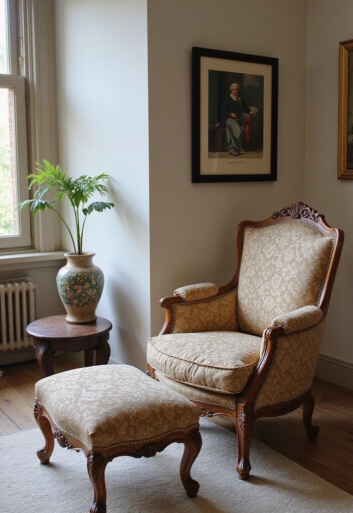 Rococo Meets Modern: How to Style Bold Vintage Vibes in Small Spaces - 2. Statement Furniture Pieces