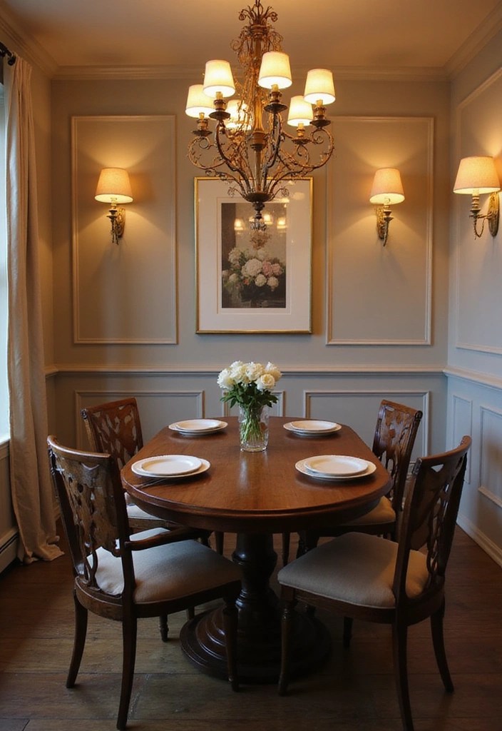 Rococo Meets Modern: How to Style Bold Vintage Vibes in Small Spaces - 4. Bold Lighting Fixtures