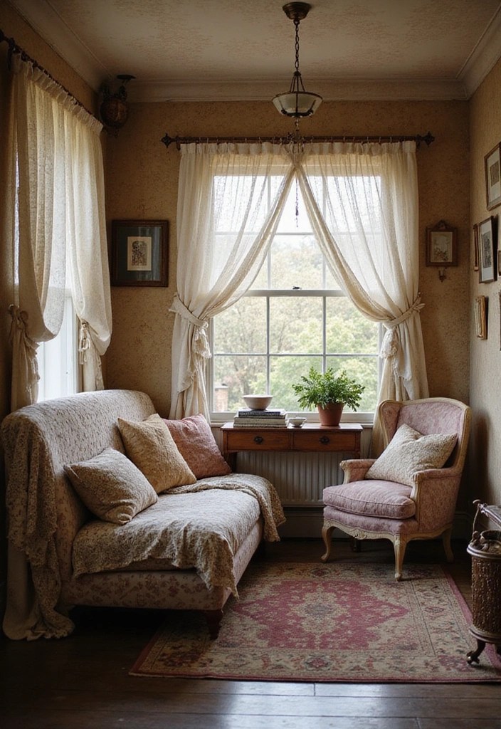 Rococo Meets Modern: How to Style Bold Vintage Vibes in Small Spaces - 5. Vintage Textiles