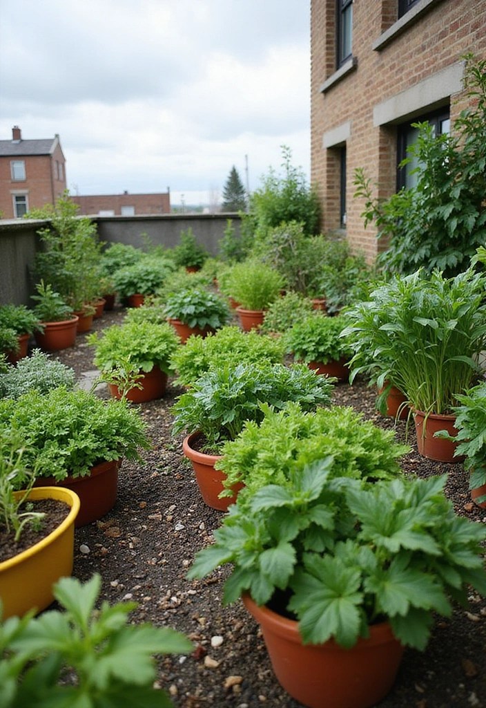 10 Eye-Catching Rooftop Garden Ideas for a Party-Perfect Outdoor Space! - 7. Herb and Vegetable Garden