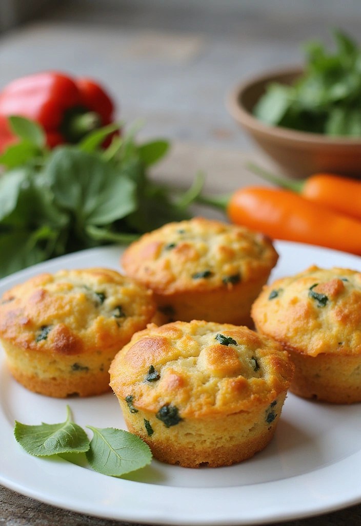 10 Toddler Lunchbox Healthy Ideas That Will Make Your Little One Say 'YUM!' - 4. Cheese and Veggie Muffins
