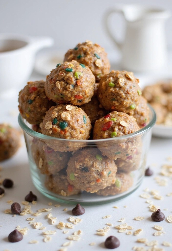 10 Toddler Lunchbox Healthy Ideas That Will Make Your Little One Say 'YUM!' - 9. Oatmeal Energy Bites