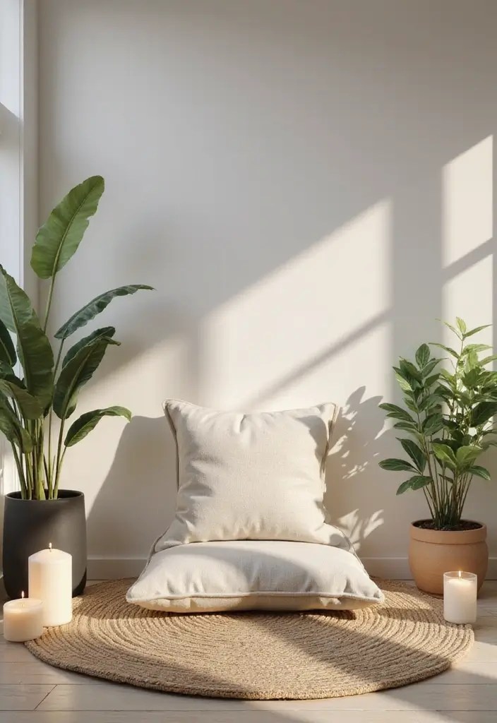 12 Corner Spaces You’re Not Using (But Should Be!) — Cozy Home Decor Ideas - 10. Meditation Corner