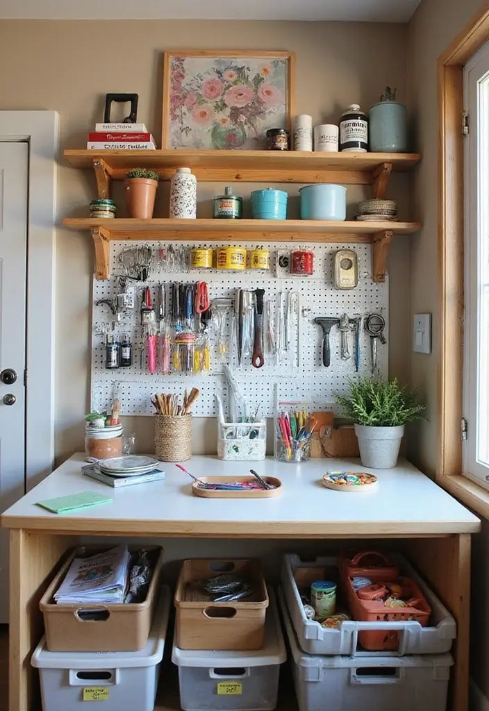 12 Corner Spaces You’re Not Using (But Should Be!) — Cozy Home Decor Ideas - 7. Craft Corner Haven