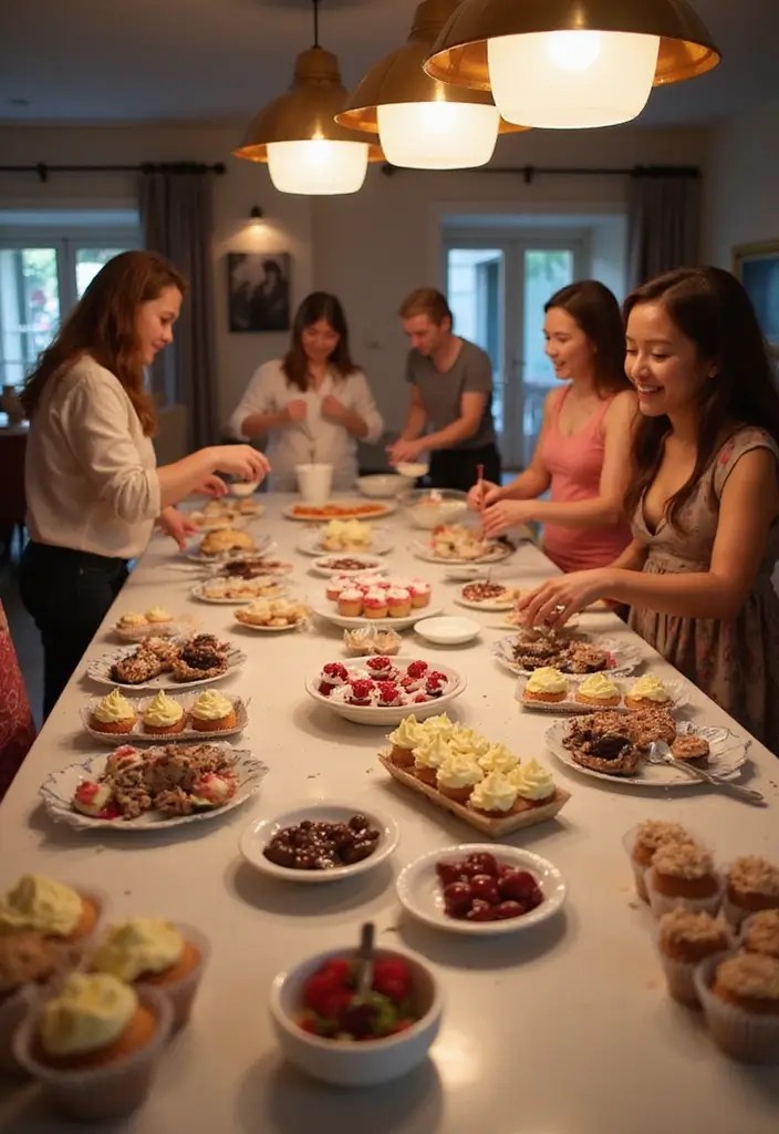 14 DIY House Warming Party Ideas to Personalize Your Celebration! - 12. Interactive Dessert Table