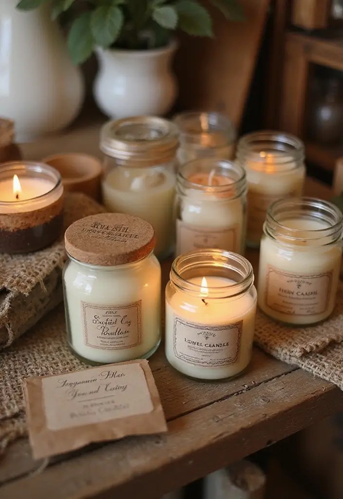 14 DIY House Warming Party Ideas to Personalize Your Celebration! - 7. Scented Candle Favors