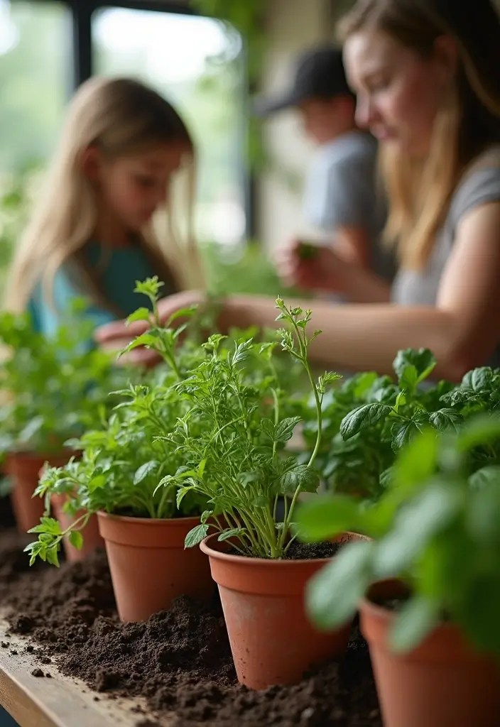 14 DIY House Warming Party Ideas to Personalize Your Celebration! - 9. Indoor Herb Garden Station