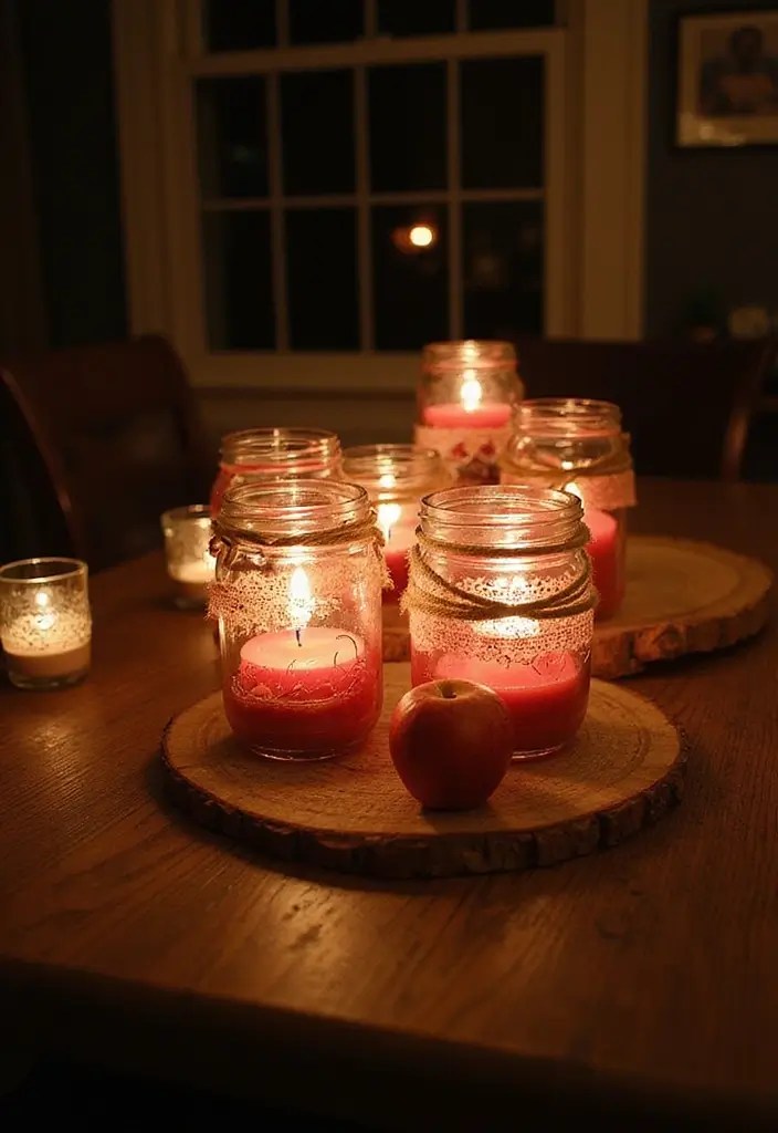 15 Hauntingly Beautiful Halloween Party Decorations You Can DIY This Fall (Check Out #5!) - 7. Chilling Candle Holders