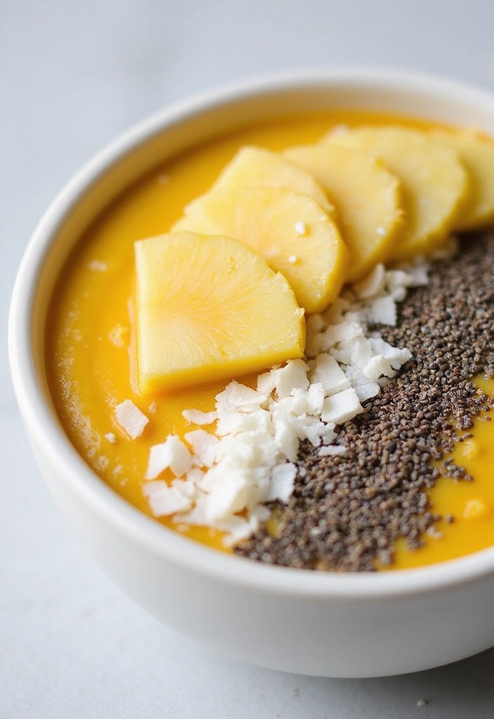 3-Ingredient Smoothie Bowls to Power Your Mornings - Tropical Bliss Smoothie Bowl