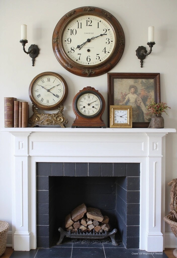 5 Budget-Friendly Fireplace Mantel Makeovers You’ll Love - 4. Vintage Finds