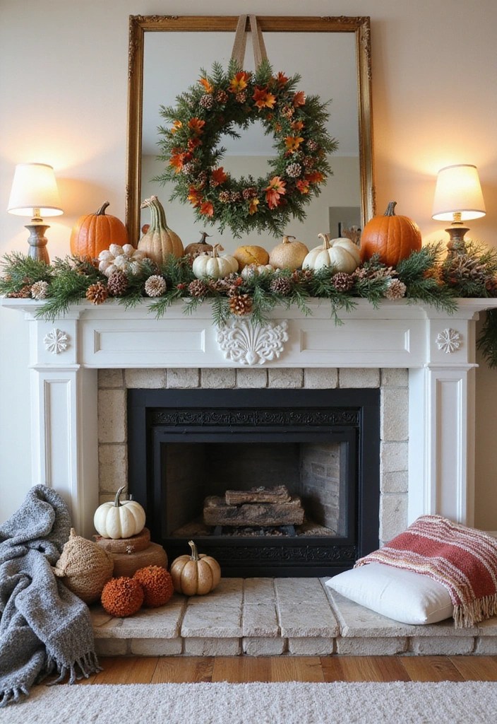 5 Budget-Friendly Fireplace Mantel Makeovers You’ll Love - 5. Seasonal Swaps