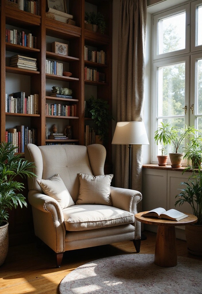 5 Inspiring Home Office Corners to Spark Productivity - 1. The Cozy Reading Nook