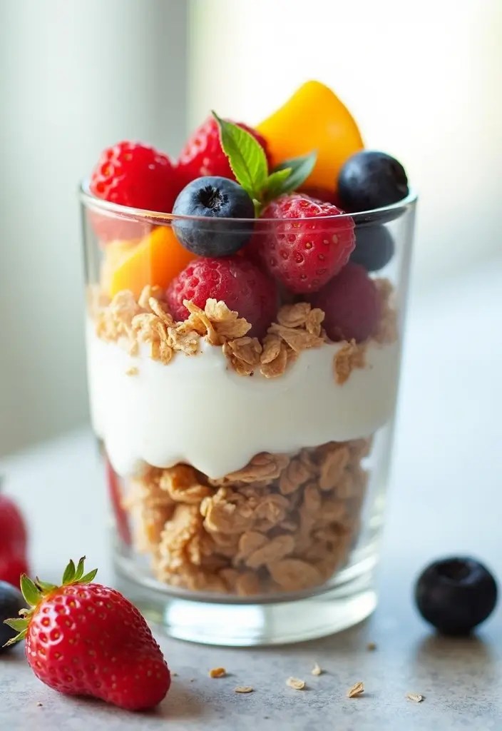 5 Quick and Healthy Breakfast Ideas for New Moms (Start Your Day Right!) - 3. Greek Yogurt Parfait