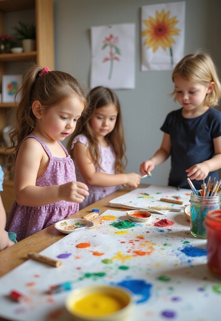 7 Screen-Free Play Ideas That Boost Creativity with Kids - 1. Creative Art Stations