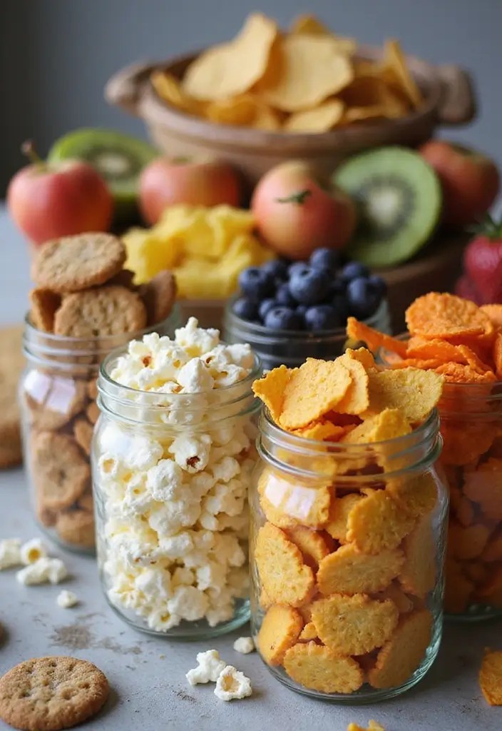 Cozy Camping Corner: Build a Mini Backyard Camp Setup for Fun Family Nights - 5. Bring Out the Snacks