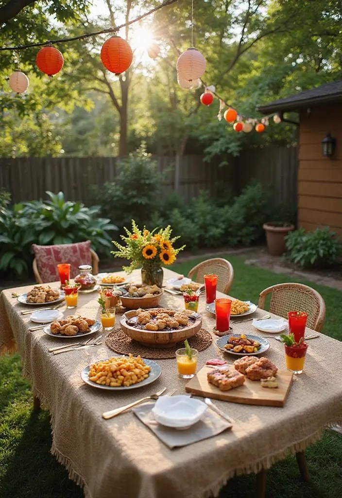 Cozy Camping Corner: Build a Mini Backyard Camp Setup for Fun Family Nights - 9. Incorporate a Themed Night
