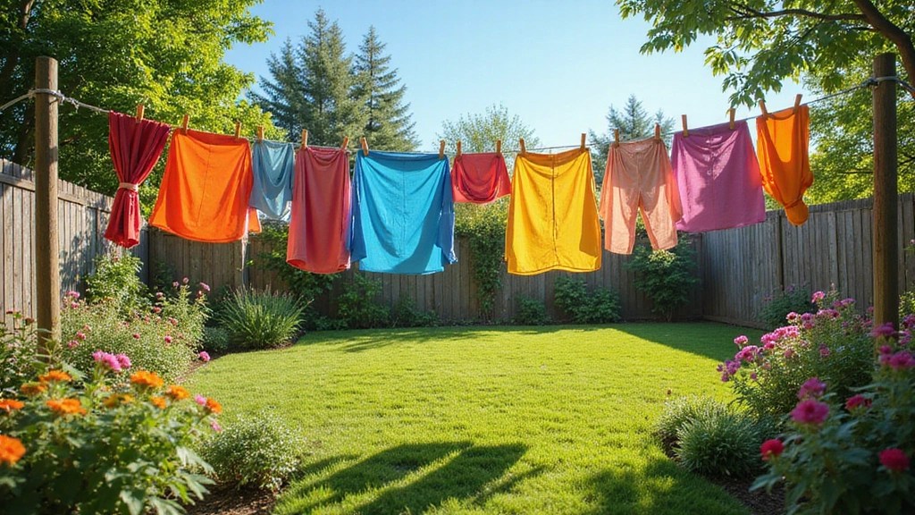 DIY Backyard Clothesline Setup That Looks Beautiful & Works Like&nbsp;Magic