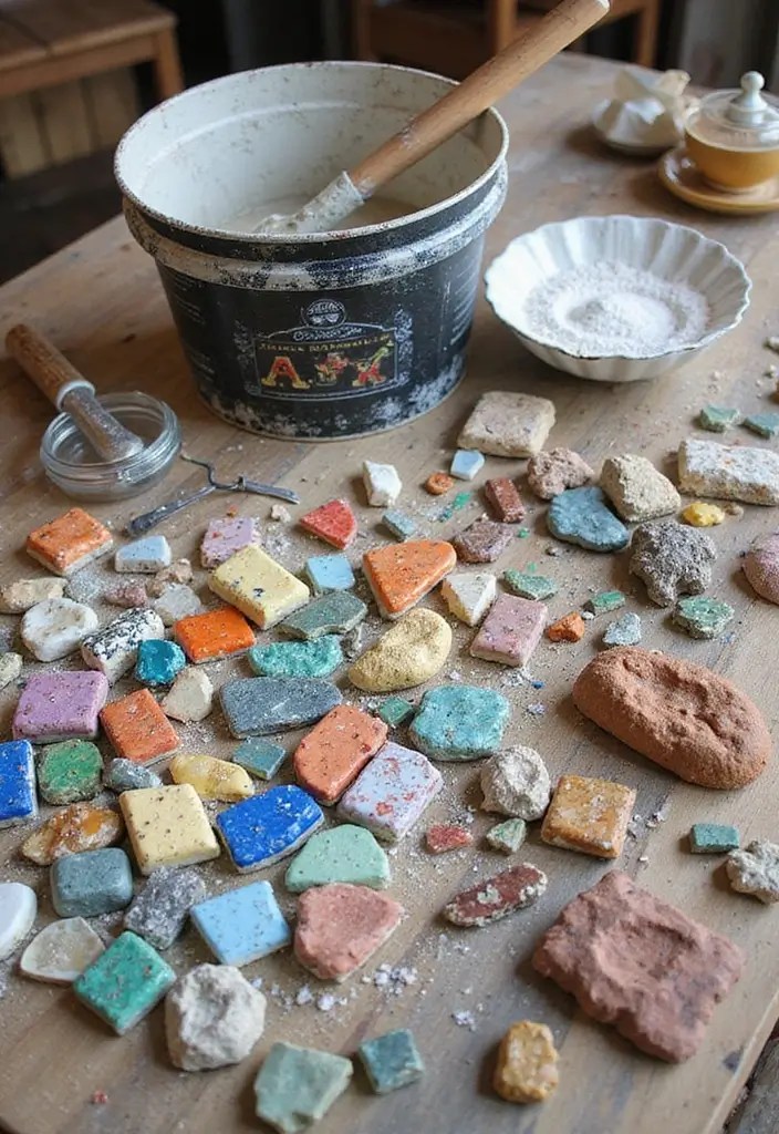 DIY Mosaic Garden Stepping Stones: Personalize Your Patio Path - 1. Gather Your Materials