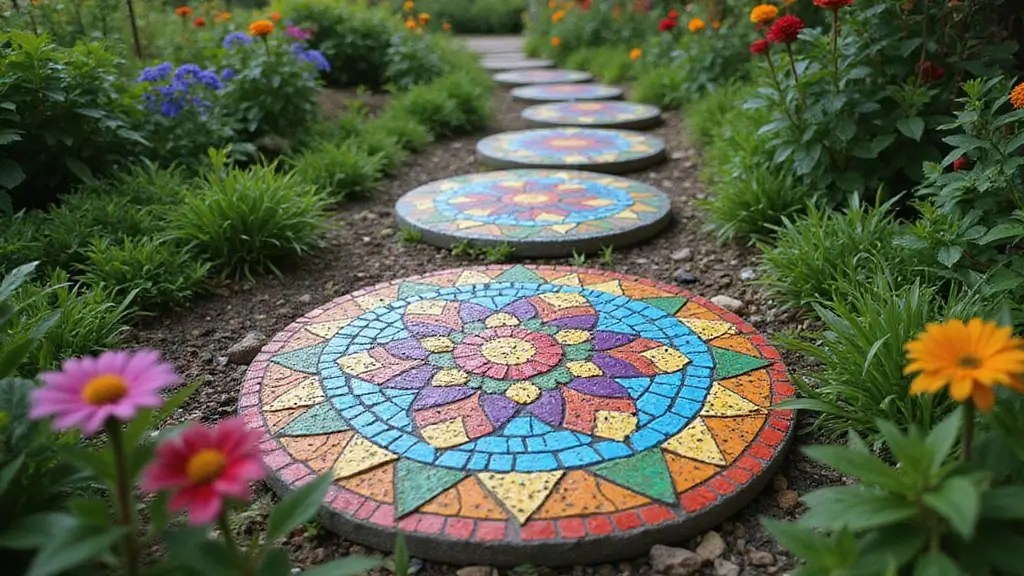 DIY Mosaic Garden Stepping Stones: Personalize Your Patio Path