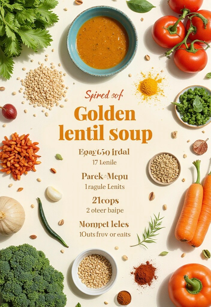Golden Lentil Soup: The One-Bowl Wonder Your Grandma (and Your Gut) Will Approve - Recipe Overview