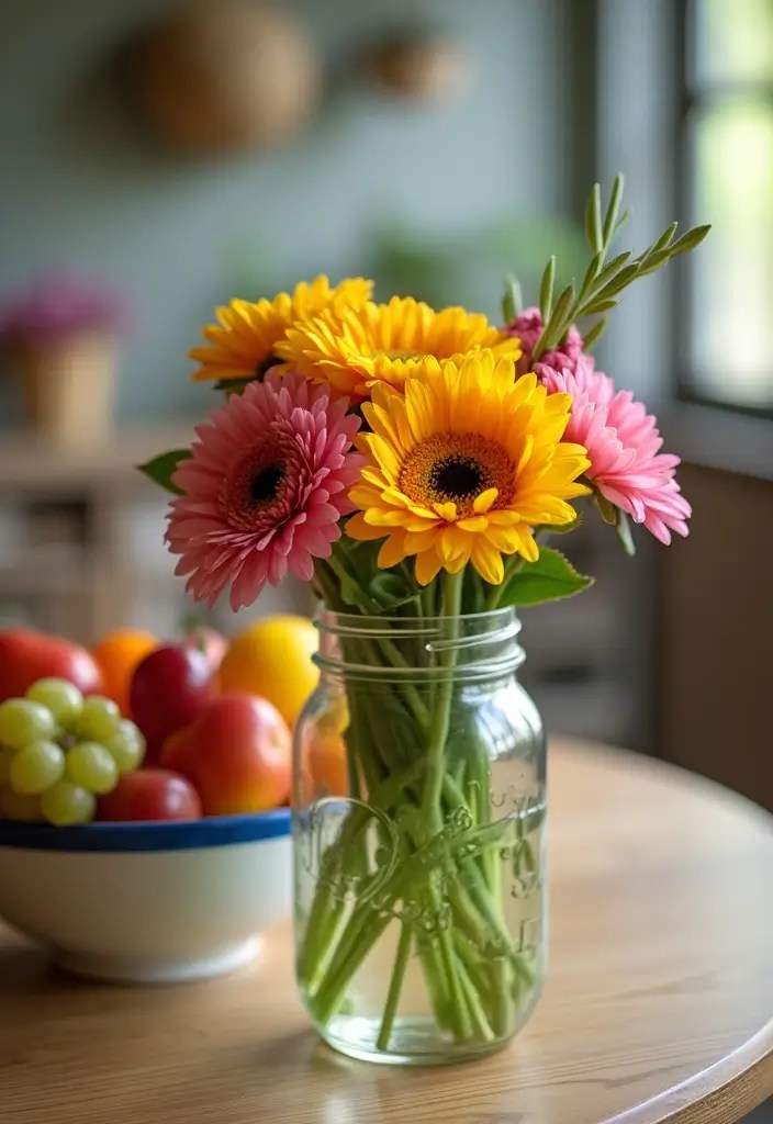 How to Set the Perfect Dinner Table in 5 Minutes (Even with Toddlers Around!) - 2. Quick and Easy Centerpieces