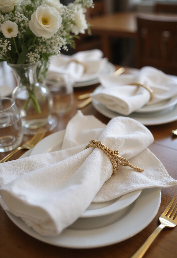 How to Set the Perfect Dinner Table in 5 Minutes (Even with Toddlers Around!) - 3. Casual Yet Elegant Napkin Folding