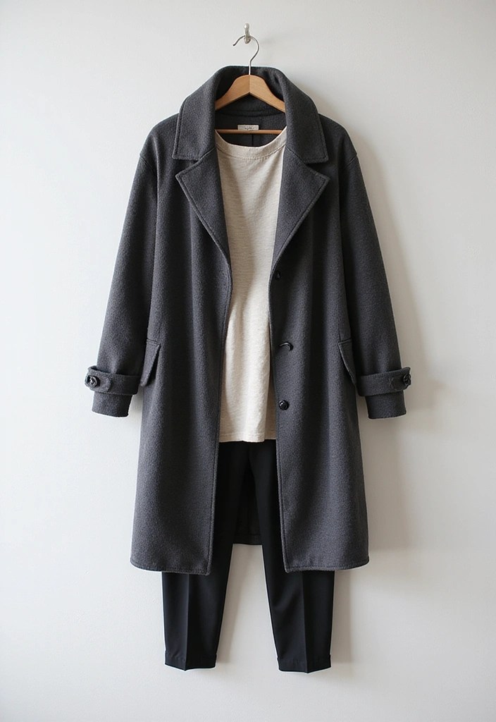 Minimalist Wardrobe for Moms: 7 Looks from 5 Pieces (Outfit Cheat Sheet!) - 7. Layering for All Seasons