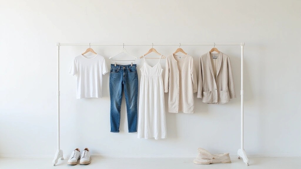 Minimalist Wardrobe for Moms: 7 Looks from 5 Pieces (Outfit Cheat Sheet!)