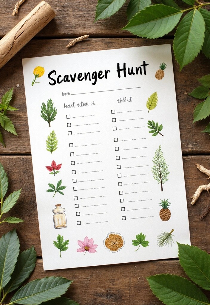 Nature-Themed Scavenger Hunt Printable: The Ultimate Guide to Outdoor Family Fun! - 1. Create Your Custom Scavenger Hunt List