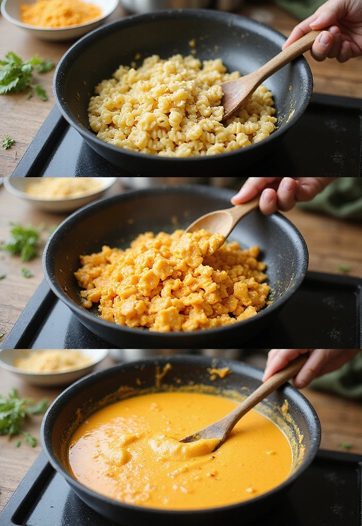 Skillet Mac ’n’ Cheese with Hidden Veggie Puree: Sneaky Nutrition Made Delicious! - 4. Step-by-Step Instructions