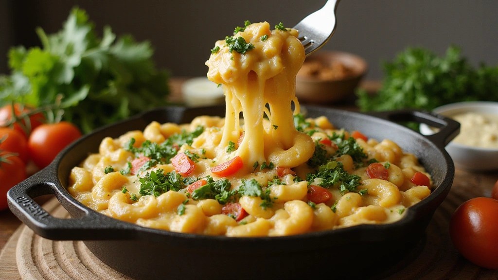 Skillet Mac ’n’ Cheese with Hidden Veggie Puree: Sneaky Nutrition Made Delicious!