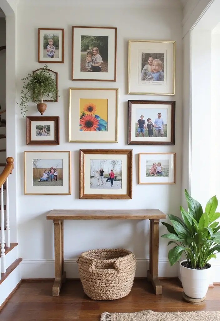 This Tiny Entryway Glow-Up Is What Every Busy Mom Needs (Swipe to Steal the Style!) - 4. Personal Touches