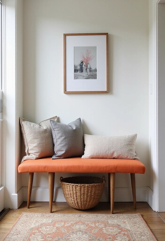 This Tiny Entryway Glow-Up Is What Every Busy Mom Needs (Swipe to Steal the Style!) - 6. Functional Benches
