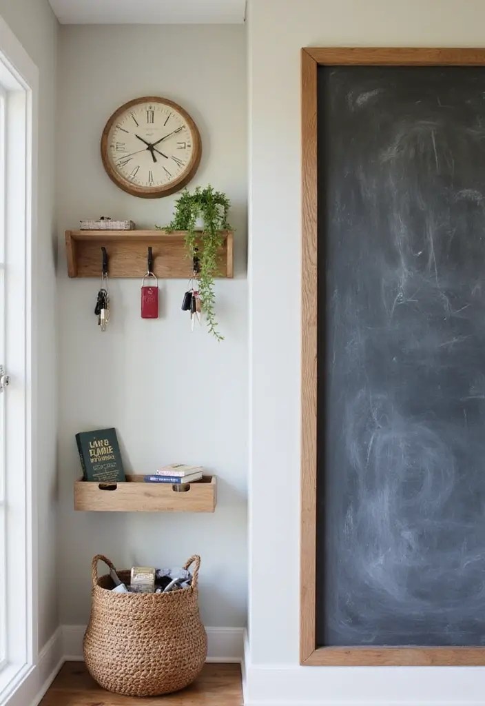 This Tiny Entryway Glow-Up Is What Every Busy Mom Needs (Swipe to Steal the Style!) - 9. Organizing Hacks